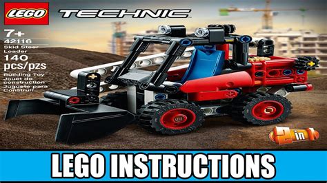 lego city skid steer instructions|lego building instructions 42116.